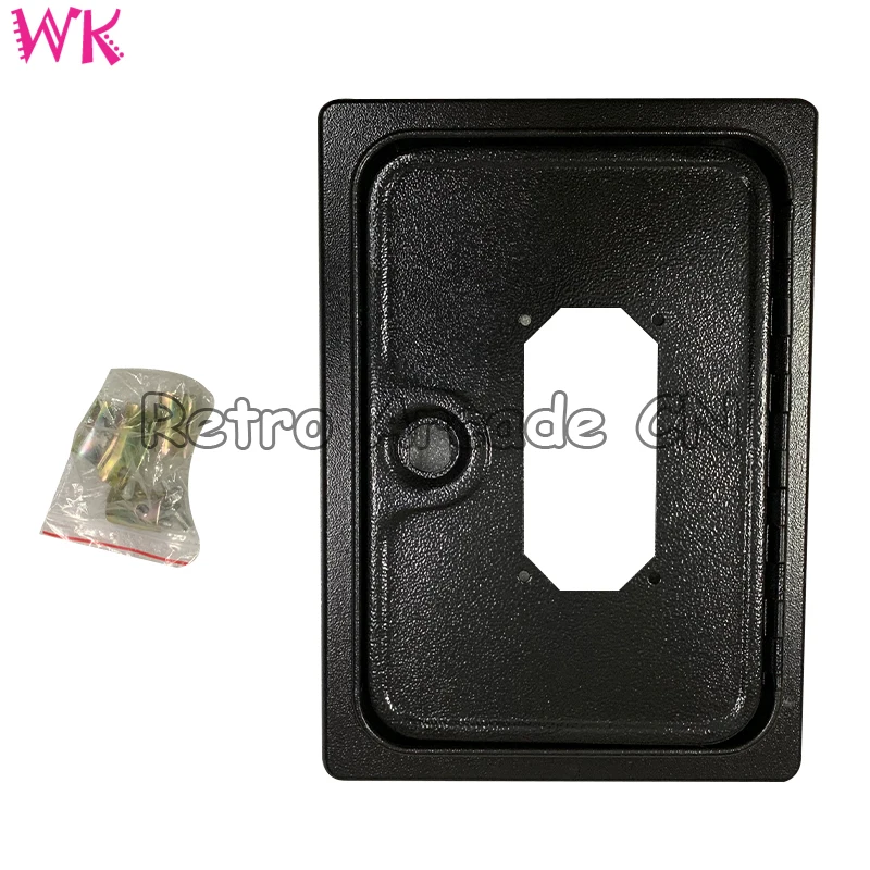 

Thickened Up Iron Door Black Coin Acceptor Installer Iron Gate Tokens Box Door For Arcade Machine Cabinet Swing Machine