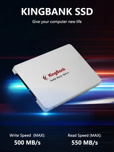 Kingbank SSD 1 ТБ 120 ГБ 240 480 2 ТБ SSD HDD 2,5 дюйма 'SSD SATA SATAIII 512 ГБ 256 128 Внутренний твердотельный диск для ноутбука