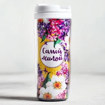 

Black tea 20 g in a thermo glass 350 ml "The most cute"