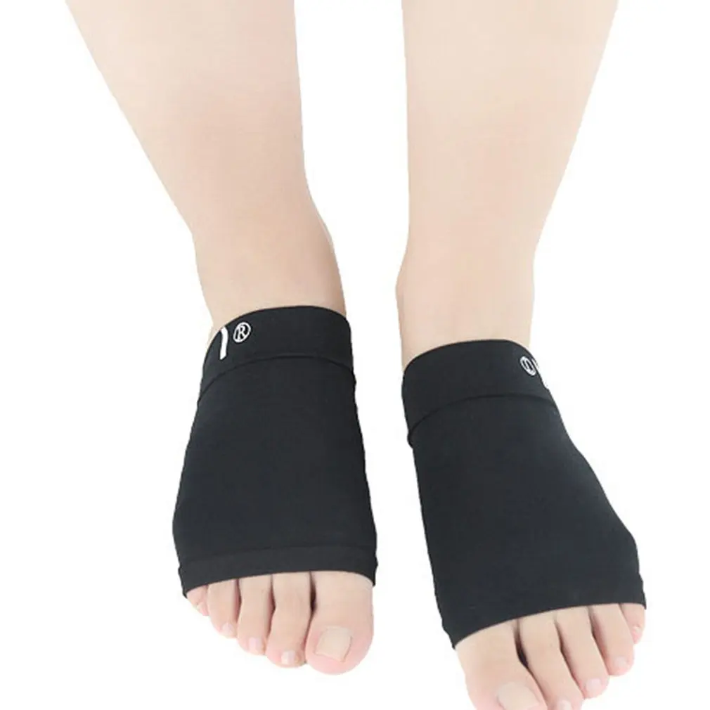 Эластичные бинты, арочные носки, носки для поддержки плоской стопы для мужчин и женщин, массажная корректирующая стелька, подтягивающие арку, мужские носки с Т-поддержкой
