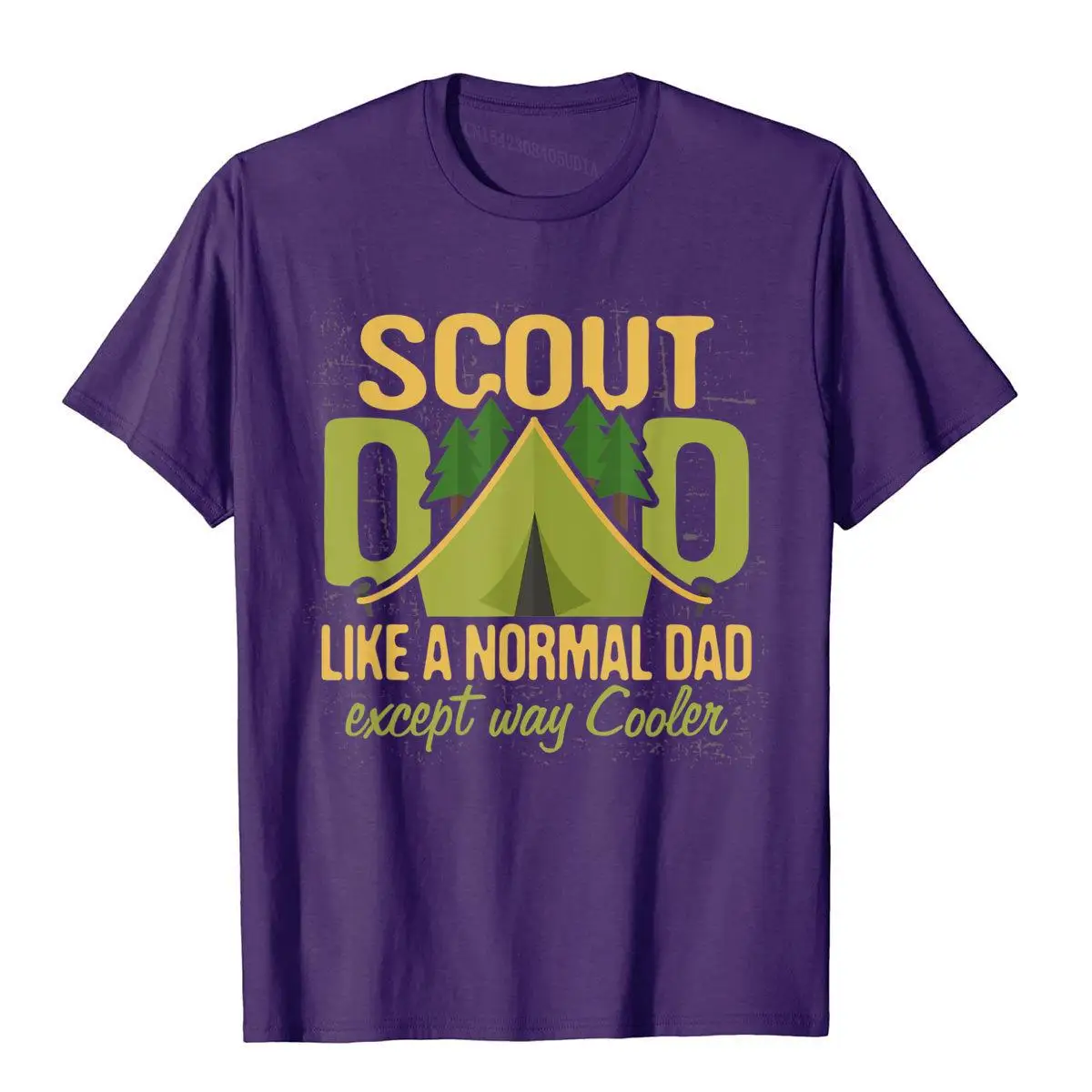 Scout Dad T Shirt Cub Leader Boy Camping Scouting Troop Gift T-Shirt__B12685purple