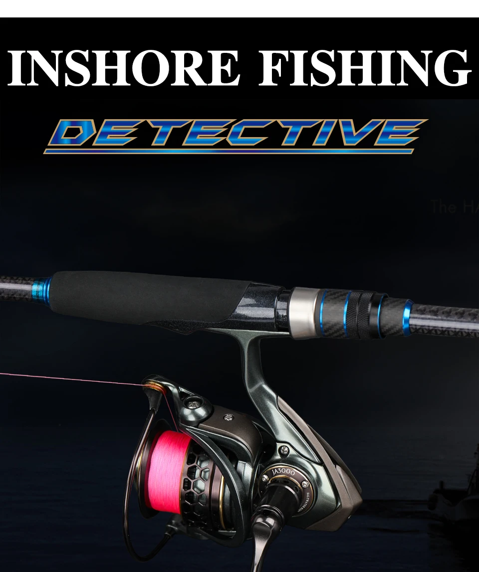Vara de Pesca Tsurinoya Longa Carcaça Fiação Haste Detetive 2.4 m - 2.7 3.0 3.3 Pesca Costeira Vara Fuji Acessório Canne Peche 29 Varas de pescar