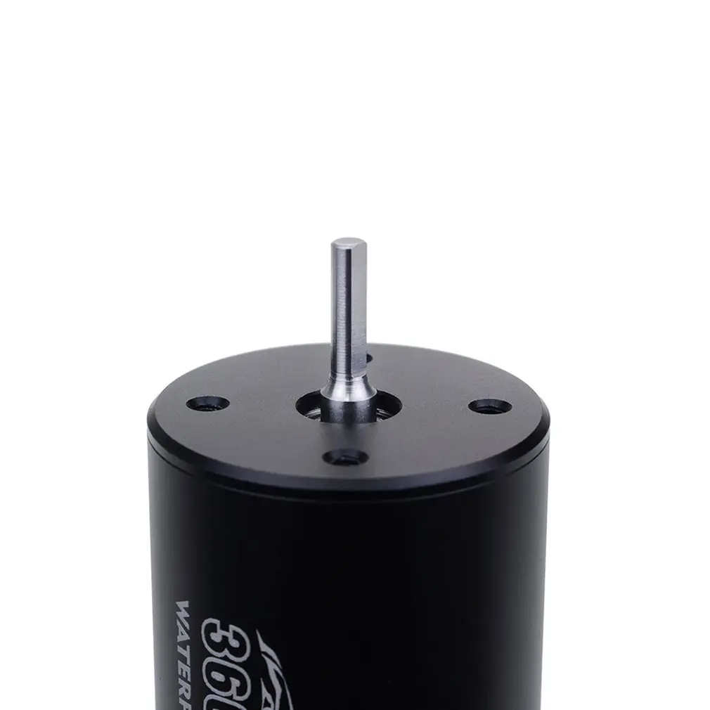Waterproof Motor Kit 3660 2600KV/3300KV Brushless Senseless Motor and 60A Brushless ESC Combo Set for 1/10 RC Car Boat Model Toy