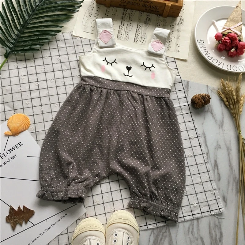 Tonytaobaby новый стиль детский шарнирный серый кролик в горошек милая детская одежда