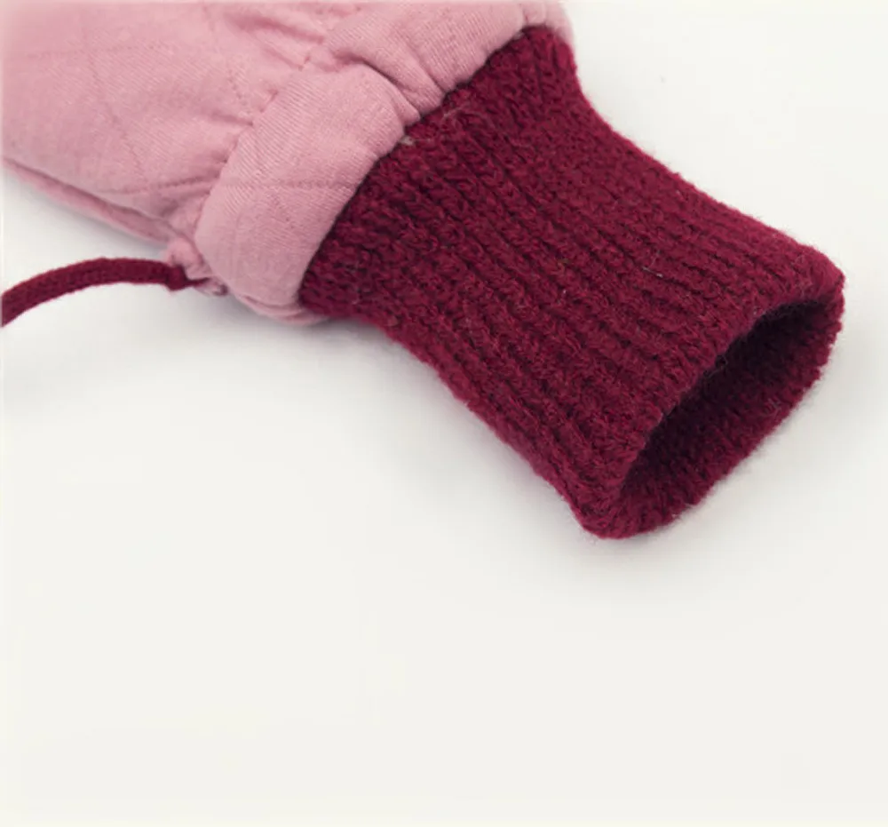 winter Toddler kids gloves kids Baby Cute Thicken Solid Warm Hot Girls Boys Of Warm Gloves baby gloves for newborns перчатки
