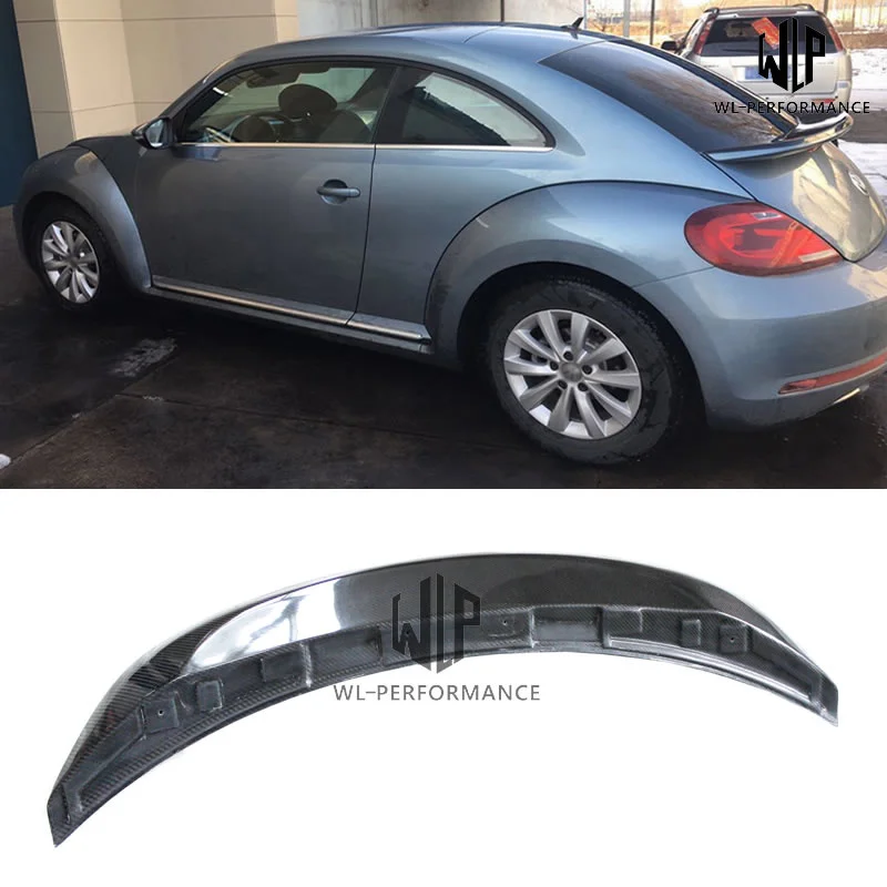 Vw Beetle Carbon Fiber Rear Spoiler Car Styling Wings For Volkswagen Beetle Car Body Kit 2013