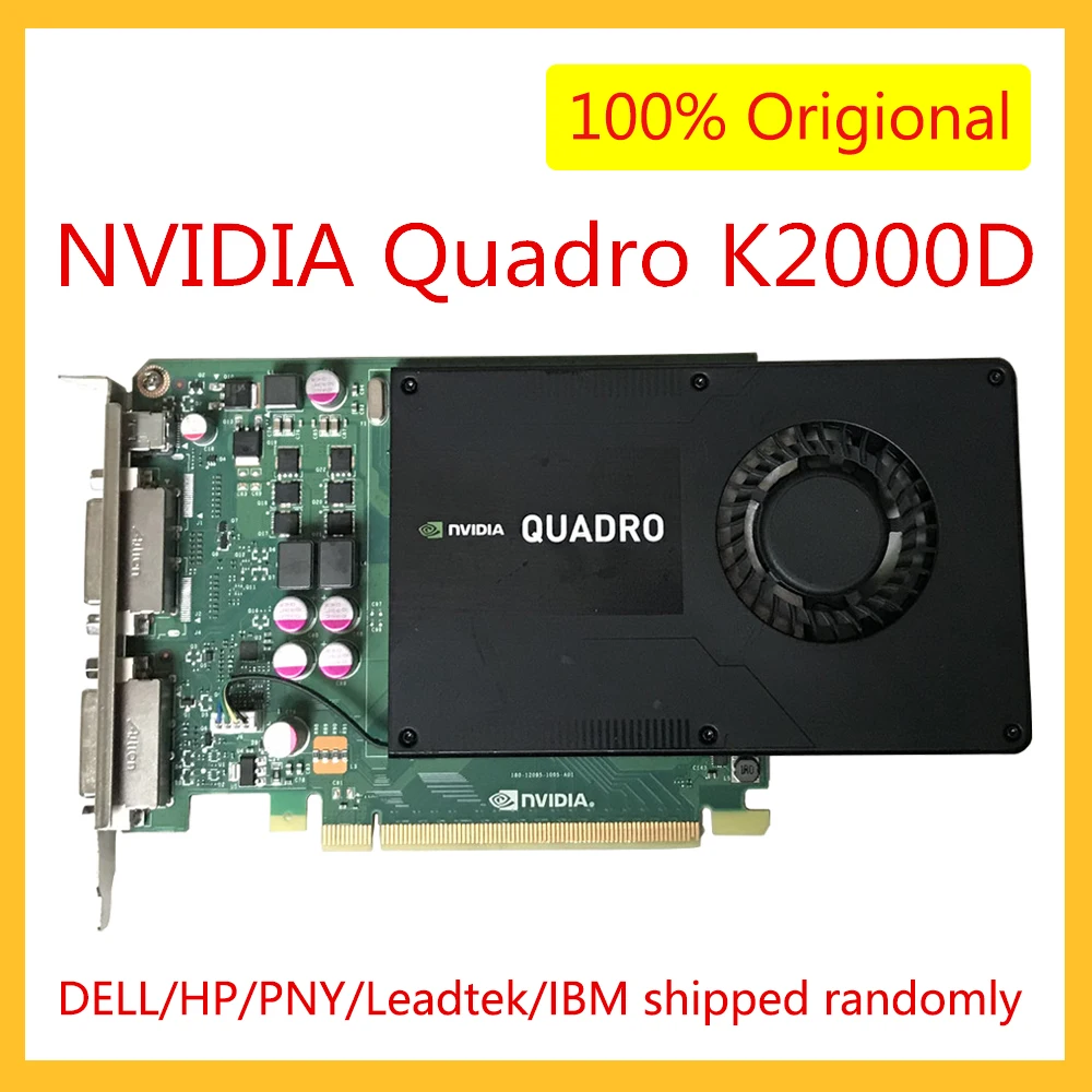 K2000D VCQK2000D PB 2 ГБ GDDR5 для видеокарты NVIDIA Quadro Workstation графического дизайна рисования 3D