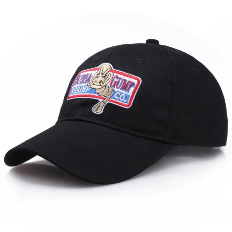 1994 Bubba Gump Garnalen CO. Бейсбольная кепка в стиле хип-хоп Kostuum cosplay Geborduurde Snapback Кепка Mannen& Vrouwen Zome