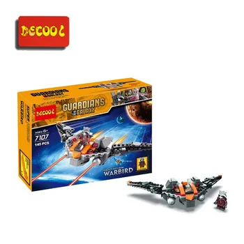 

Decool 7107,"Superhero suit. Rocket raccoon fighter"145 pcs Lepining 3D DIY Figures toys for children educational building