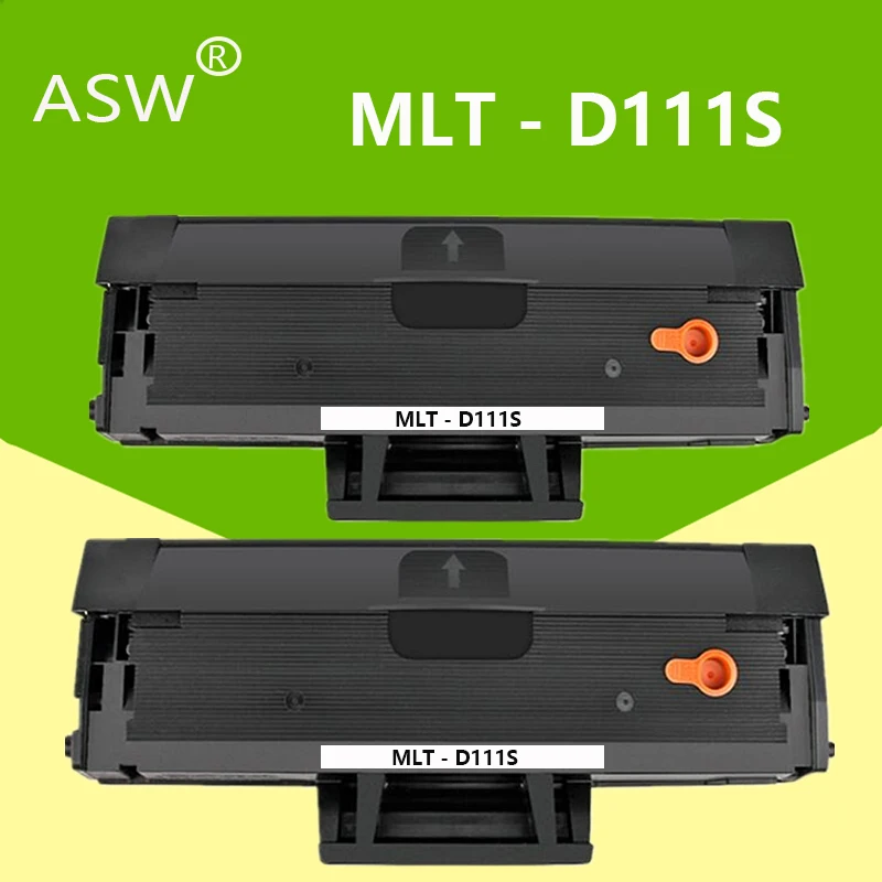 ASW Compatible para Samsung MLT-D111S d111s d111 111 cartucho de tóner M2020/M2020W/M2021/M2021W/M2022 M2070/M2070W M2071W