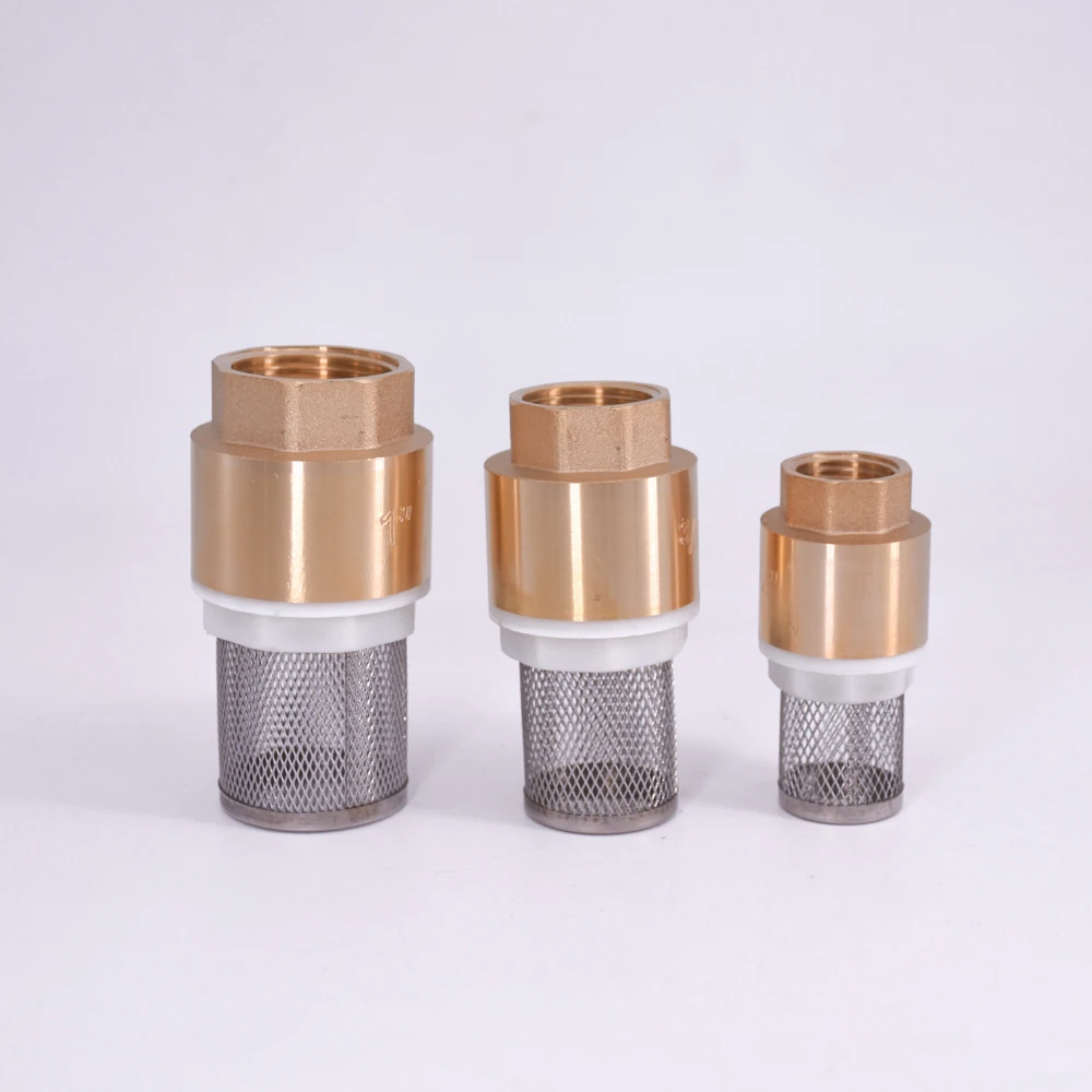 1/2 &quot3/4&quot 1 &quot 2&quot BSPP Женский латунный обратный клапан без возврата со стальным