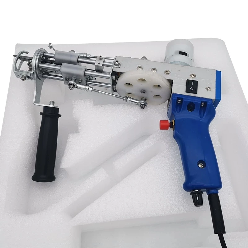 Electric carpet tufting gun hand gun Carpet weaving flocking machines Loop Pile Cut pile