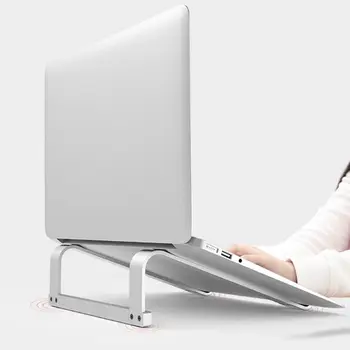 

11-17\" Aluminum Adjustable Laptop Stand Notebook Bracket Lifting Cooling Holder 35EA