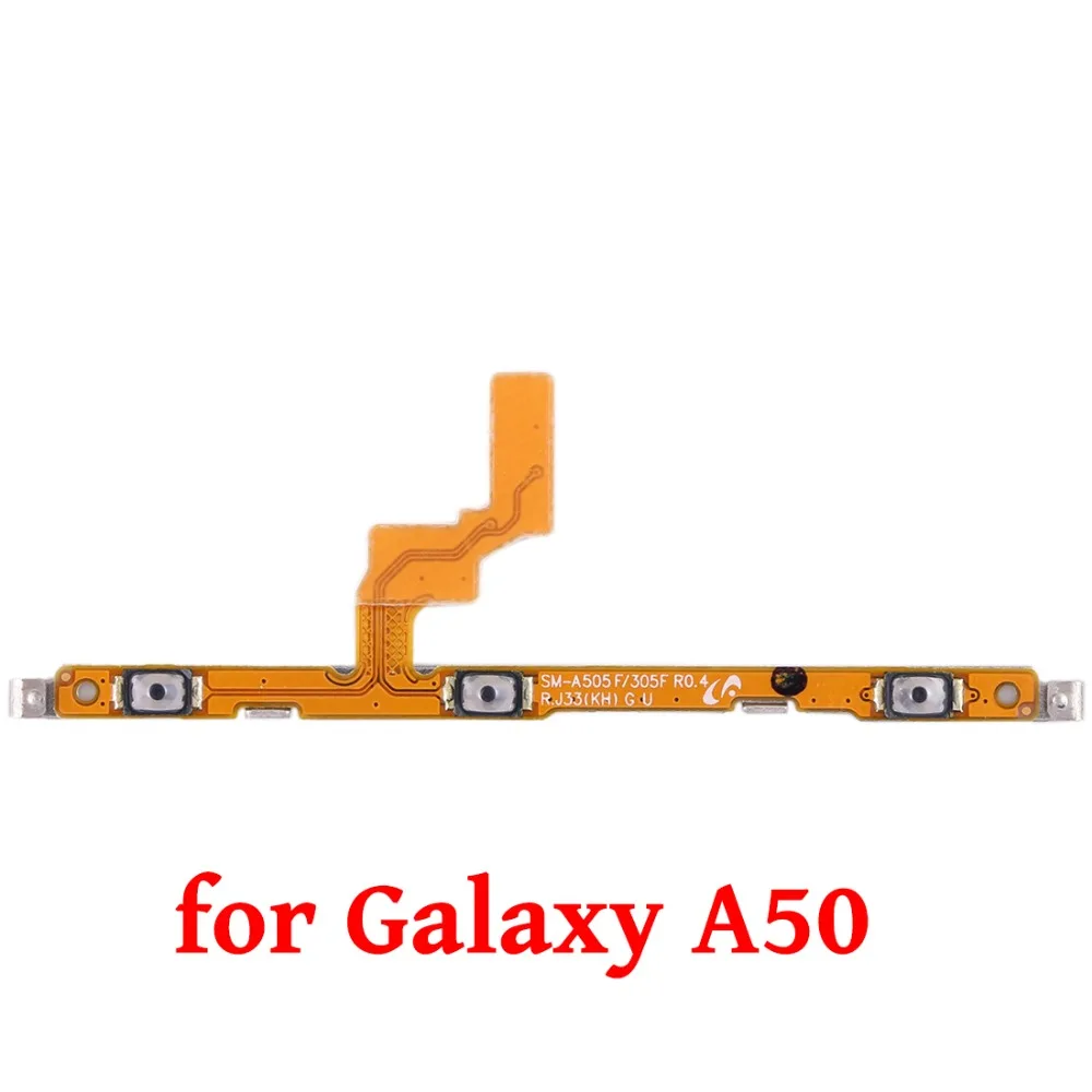 Шлейф питания для samsung Galaxy A10/A20/M10/M20/M30/A30/M40/A40/A50/A60/кнопка регулировки громкости гибкий кабель с металлическими деталями