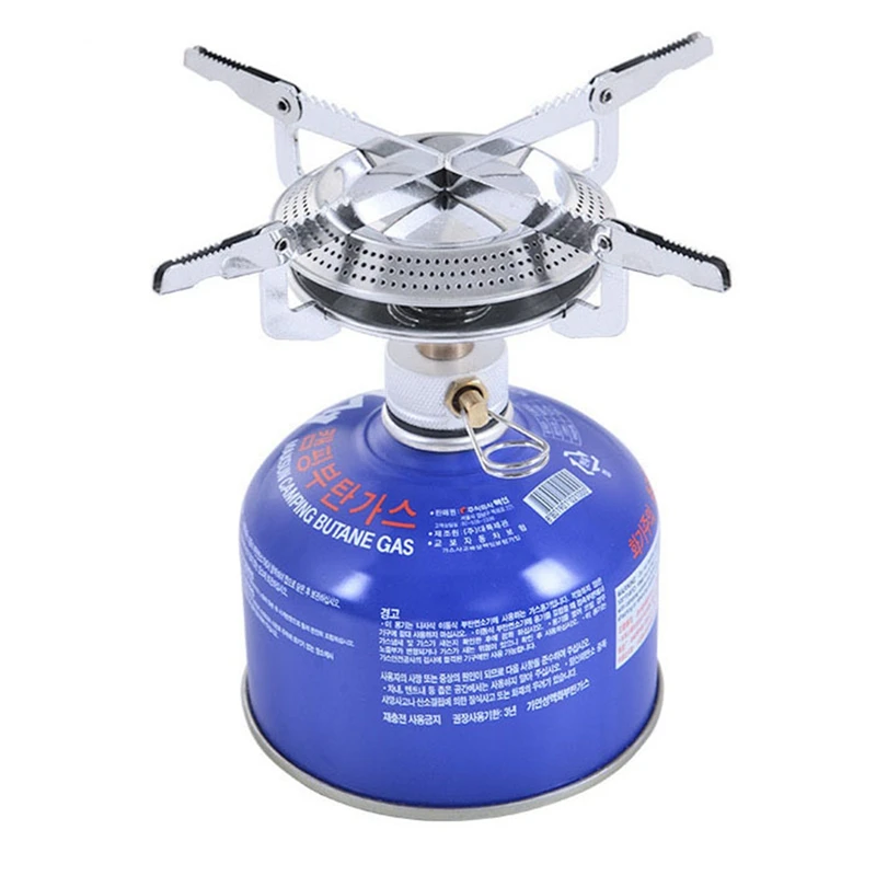 Outdoor Camping Gas Stove Barbecue Grill Portable Pan Burner Boiler Gas Burner Camping Stove Lighter Tourist Equipment New