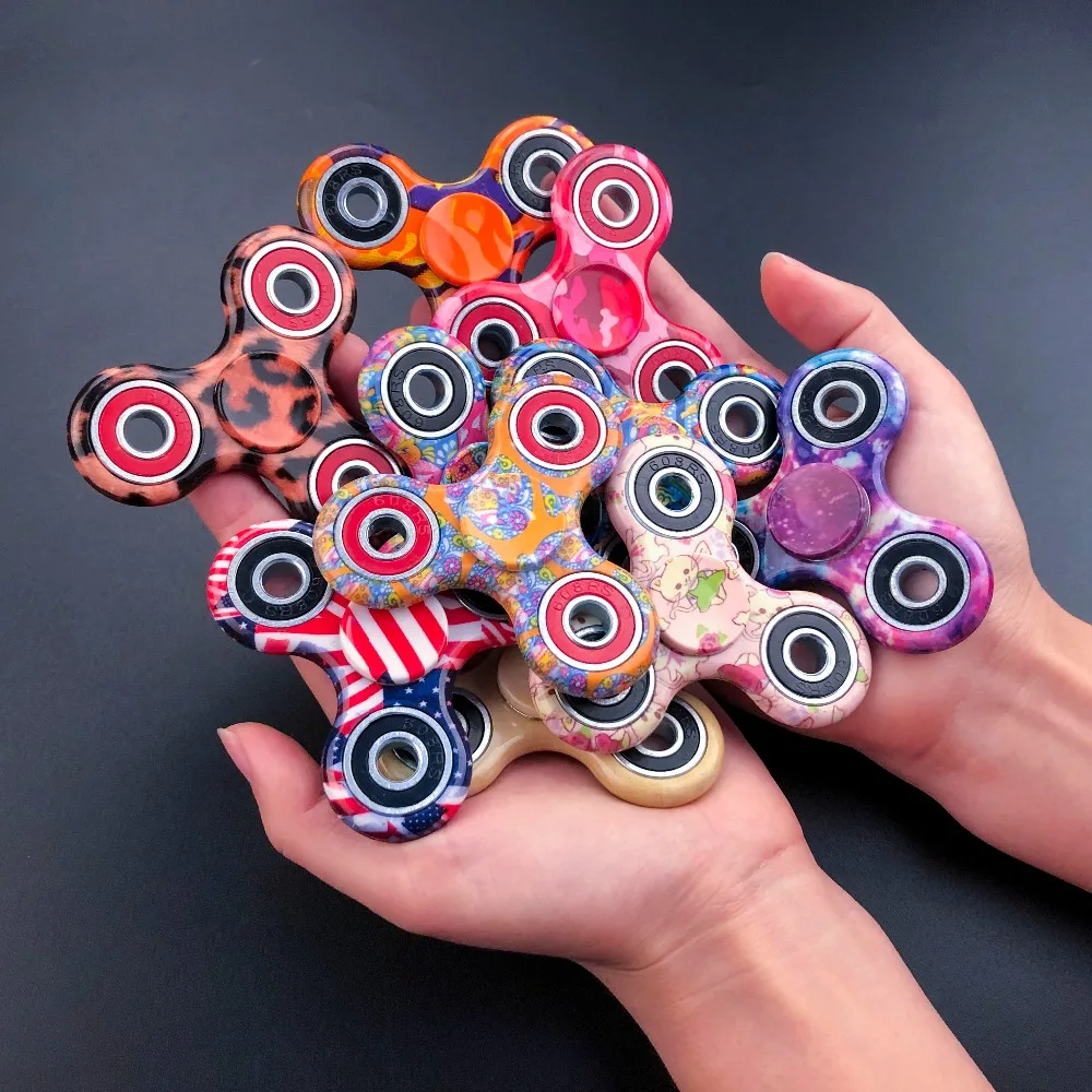 Смешанные Цвет случайный SendFidget Spinner высокое качество EDC, ручная Вертушка для аутизма и ADHD Анти-Стресс стресс колесо забавные игрушки