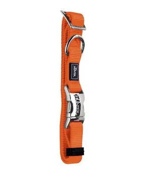 

HUNTER collar for dogs nylon with a metal clasp orange 45 - 65 cm Hunter ALU-Strong