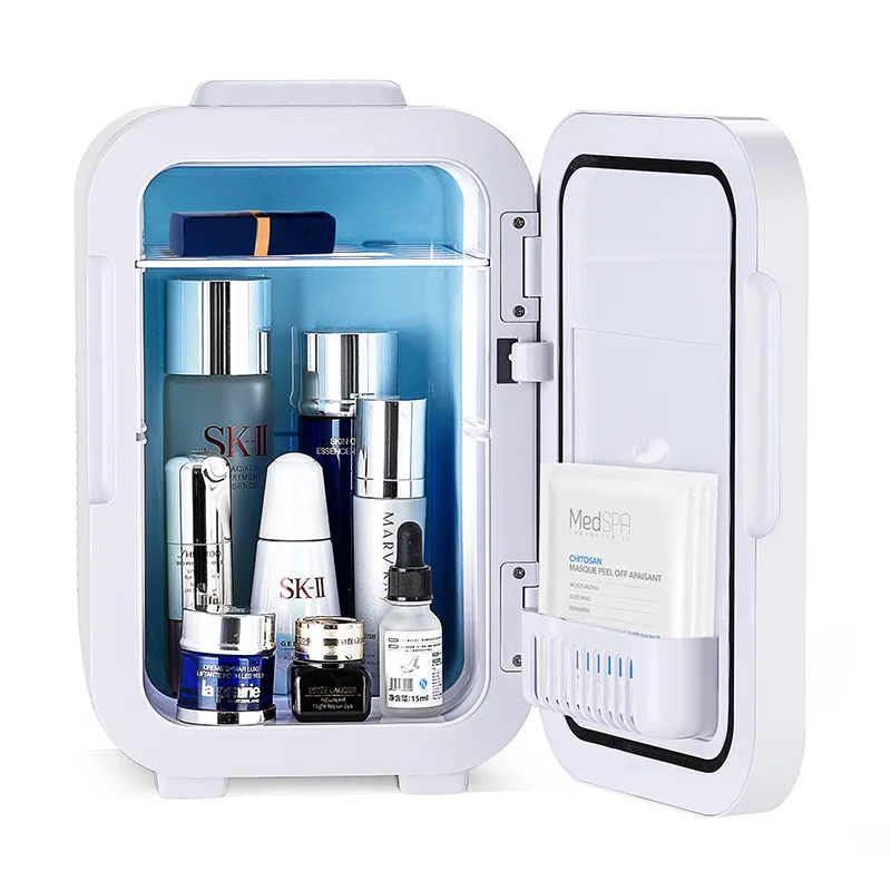 6L Skincare Mini Fridge Portable Refrigerator UK 220V Plug Cool to 15-20°C  below Room Temperature Durable Small for Home Bedroom - AliExpress