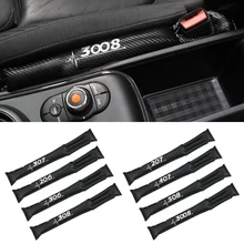 1 шт. углеродного волокна герметичный защитный чехол для сиденья автомобиля из ткани, для peugeot 206 207 208 306 307 308 407 408 508 2008 3008 аксессуары