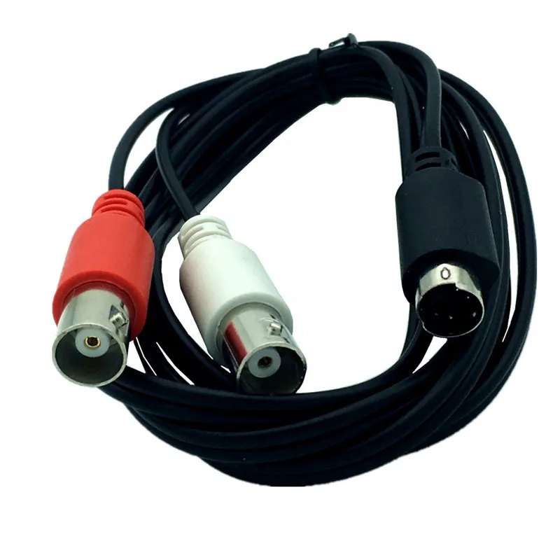 Adattatore S-Video Y 4Pin S-Vhs Maschio A Due Connettori Bnc Femmina 0.25M 150Cm 5Ft