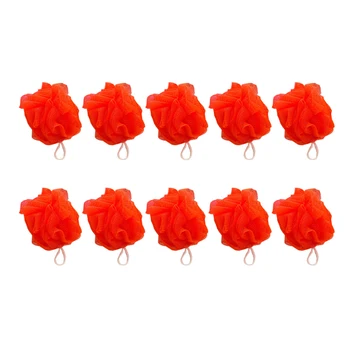 

20pcs Bath Mesh Scrunchie Wash Scourer Shower Net Ball Shower Loofah Exfoliator Bathroom Accessories