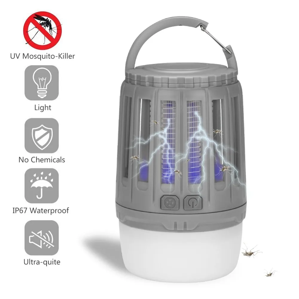

Multifunctional LED Light USB Charging Mosquito Killer Lamp Fly Bug Insect Trap Repeller for Home Garden Camping Outdoor