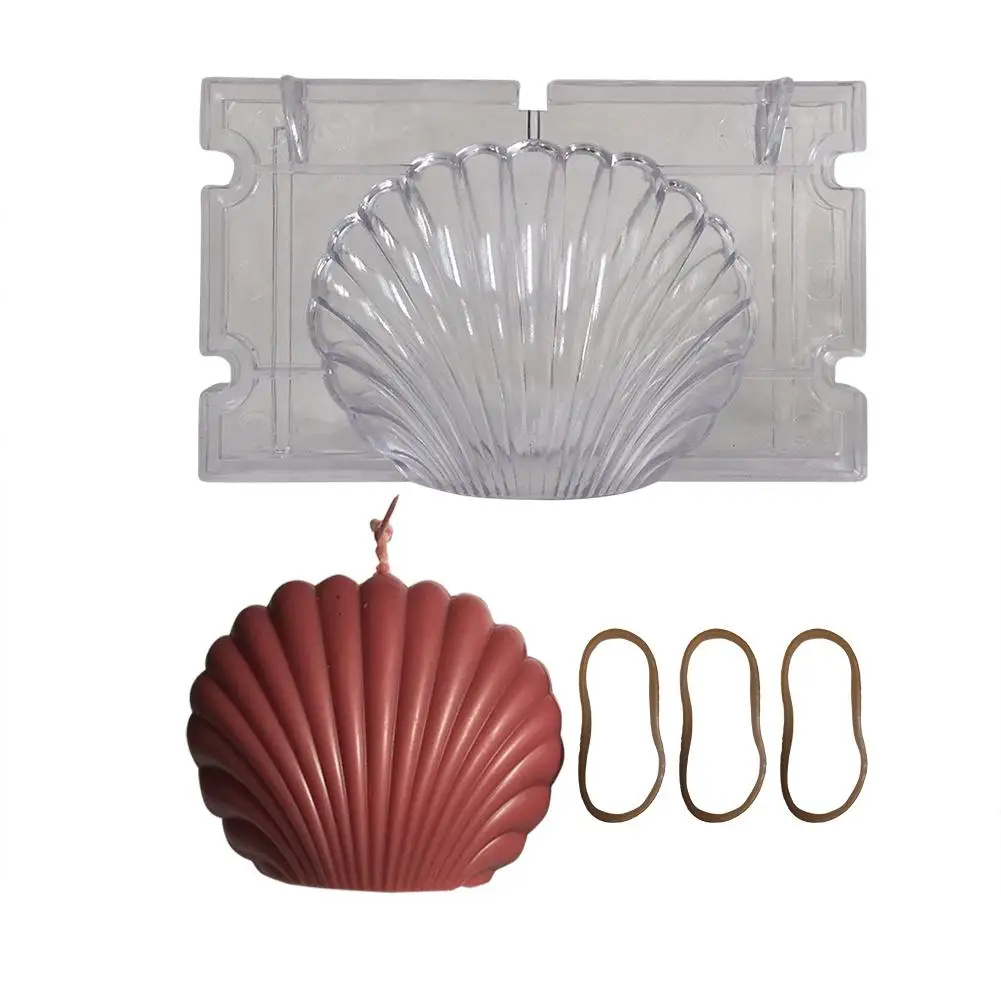 Seashell Shell Candle Mold Durable Plastic Scallop Mold Craft DIY