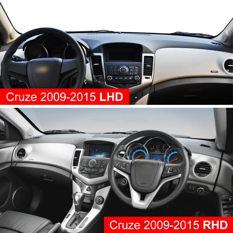 Для Chevrolet Cruze 2009 2010 2011 2012 2013 коврик для приборной панели автомобиля солнцезащитный тент коврик приборная панель аксессуары для ковров