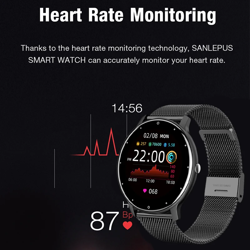 Lige-full Touch Screen Relógio Inteligente para Senhoras Relógio de Fitness Esportes Ip67 à Prova d Água Bluetooth Android Ios Feminino 2023 - Image 3