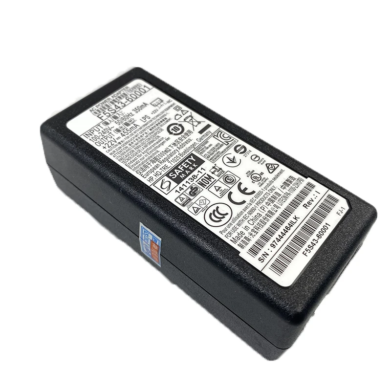 F5S43-60001 22V 455mA AC адаптер питания для HP 1110 1112 1115 3830 3832 3833 2130 2600 3630 3635 3700 3755 | Компьютеры