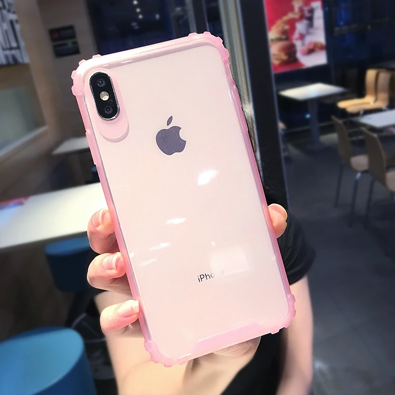 Прозрачный чехол для телефона для iphone 11 X XS XR XS Max 8 7 6 6S Plus противоударный прозрачный защитный чехол для iphone 11 Pro Max XR