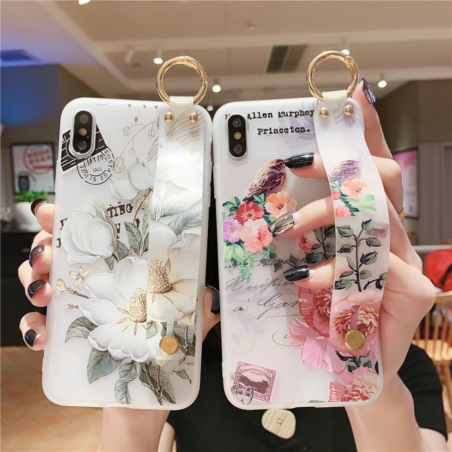 12 мини-чехол на запястье для Iphone 11 Pro XS Max X XR 8 7 6S Plus SE 2020 прозрачный мягкий чехол из
