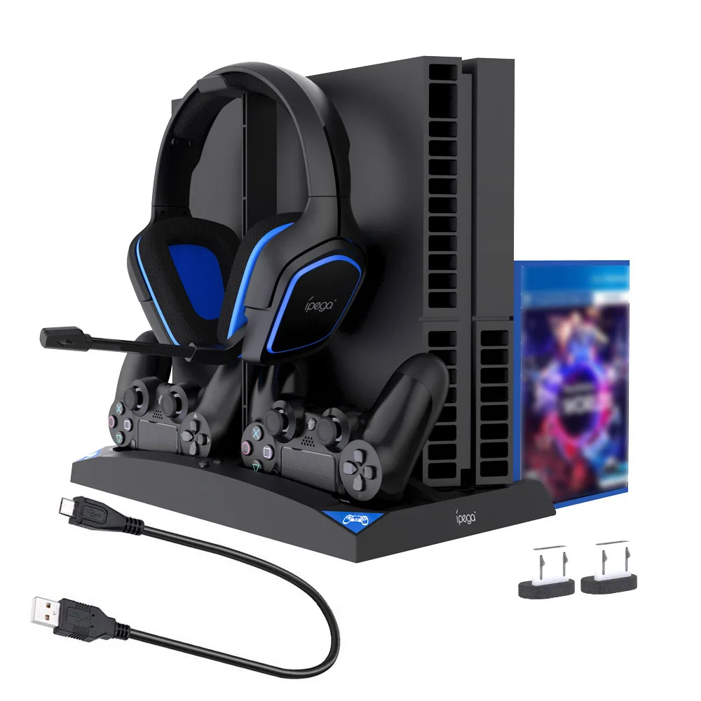 Вертикальная игровая подставка IPEGA 6 в 1 многофункциональный охлаждающий