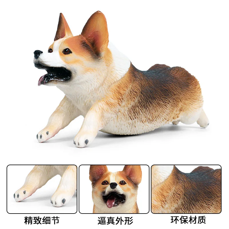 Miniature Figurine Pet Dog Model Corgi Schnauzer Shiba Inu Shepherd Puppy Action Figure Home Decor Accessories Children's Gift 4 Miniature Figurine Pet Dog Model Corgi Schnauzer Shiba Inu Shepherd Puppy Action Figure Home Decor Accessories Children's Gift 4