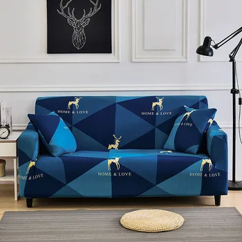 

Corner Sofa Cover For Living Room Elastic Full Coverage Sofa Cover 1/2/3/4 Seater Easy To Clean Four Seasons Modular Sofa Covers