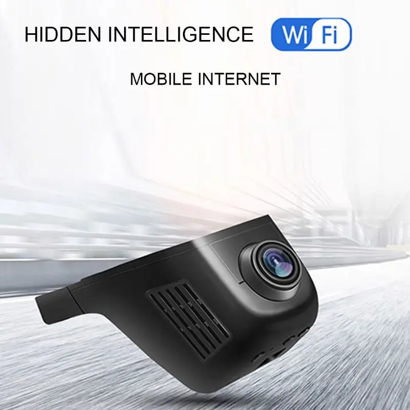 Wi-Fi Передняя Задняя камера для вождения рекордер HD с двумя линзами Скрытая камера автомобиля DVR H4GC