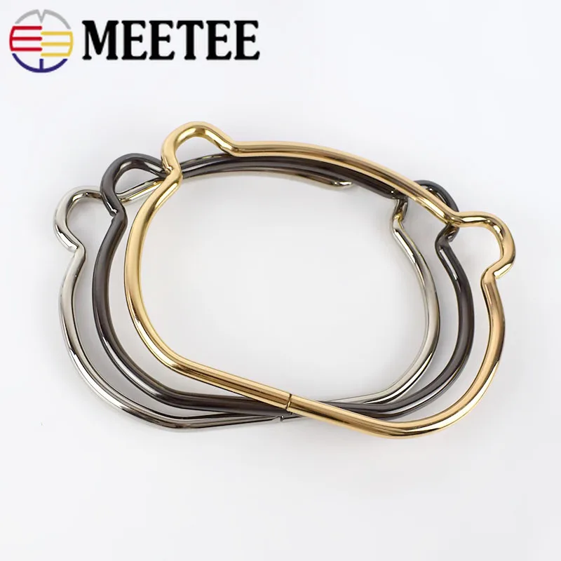 Meetee, металлическое кольцо, ручки застежки для сумки, для женщин, сумочка, кошелек, замок, украшение, застежка, ручка, разъем, сделай сам, аксессуары для сумок