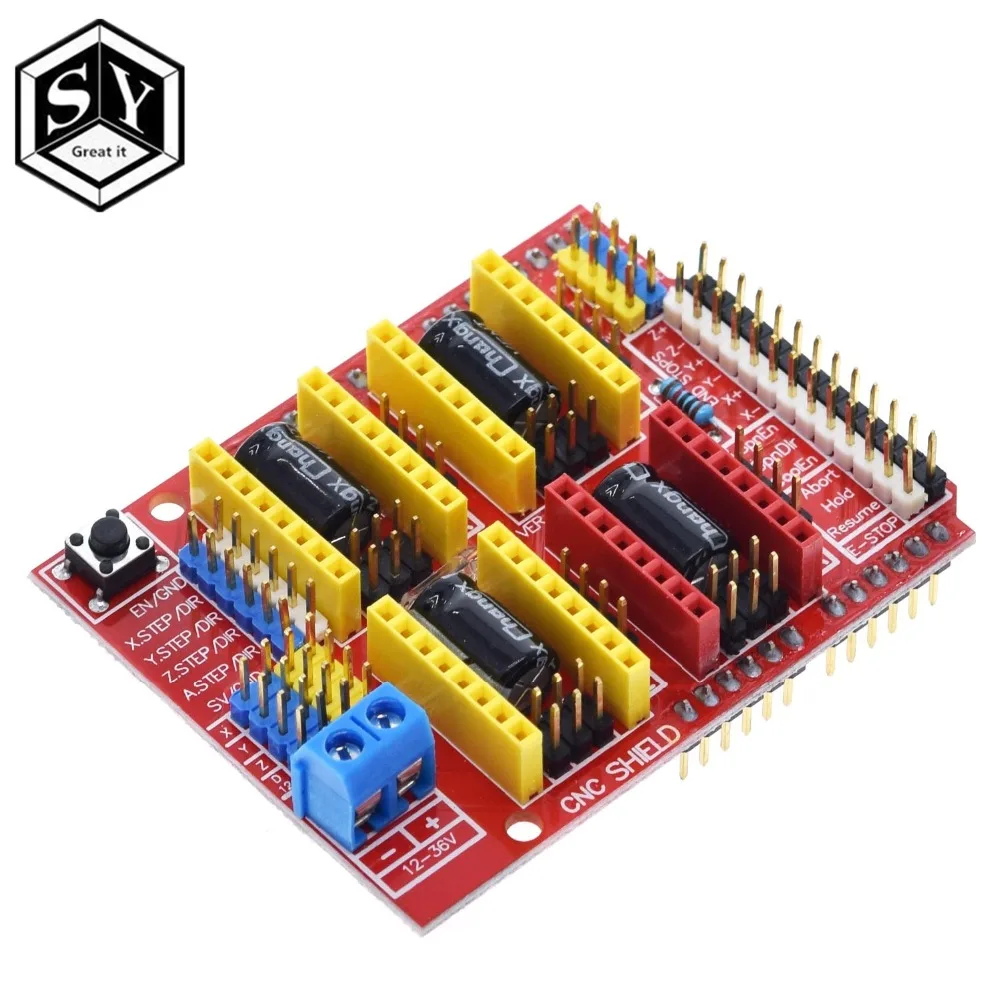 Cnc shield v3. Cnc shield a4988. плата расширения для драйвера a4988.
