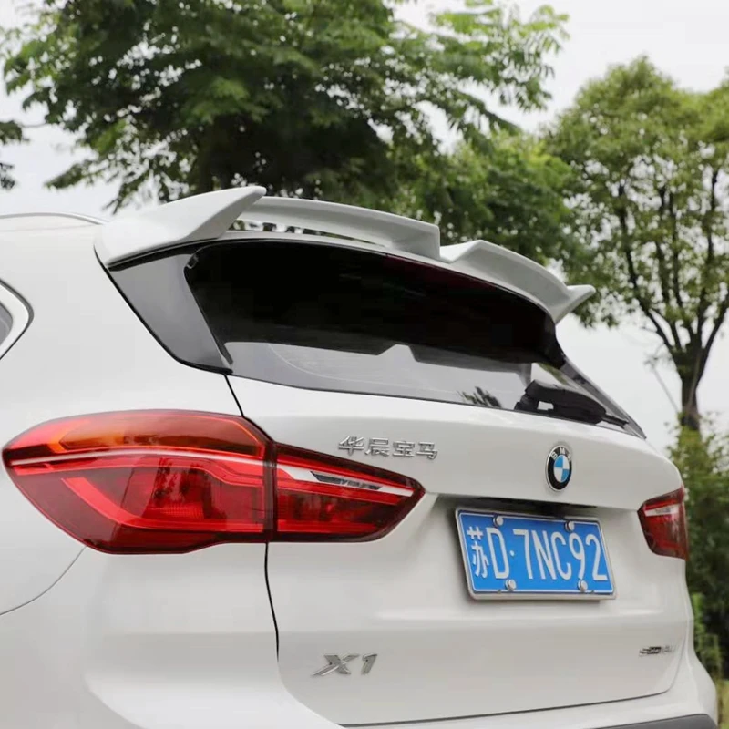 

For BMW X1 2016 2017 2018 2018 rear spoiler ABS Material Rear Roof Trunk Spoiler For BMW new X1 Color