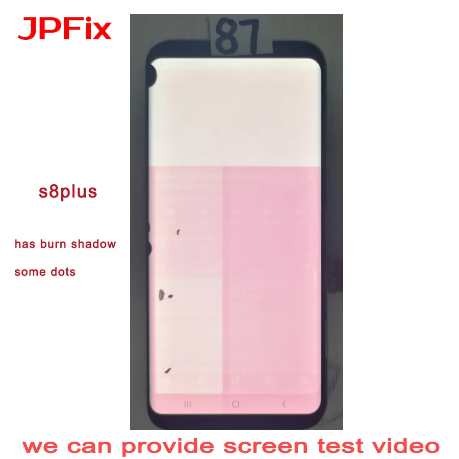 JPFix Super AMOLED для Samsung Galaxy S8 Plus G955 LCD сенсорный экран в сборе с точечной теневой