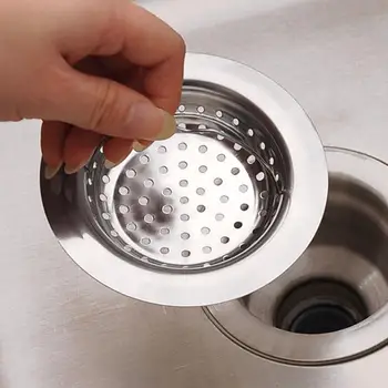

Practical And Not Easy To Rust Stainless Steel Kitchen Sink Filter Sewer Filter Portable Leak Net Sink Net Leak