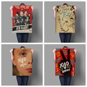 

German and American comedy war movies （Jojo Rabbit）hight quality canvas painting hight quality home Decor Hot movie No Frame