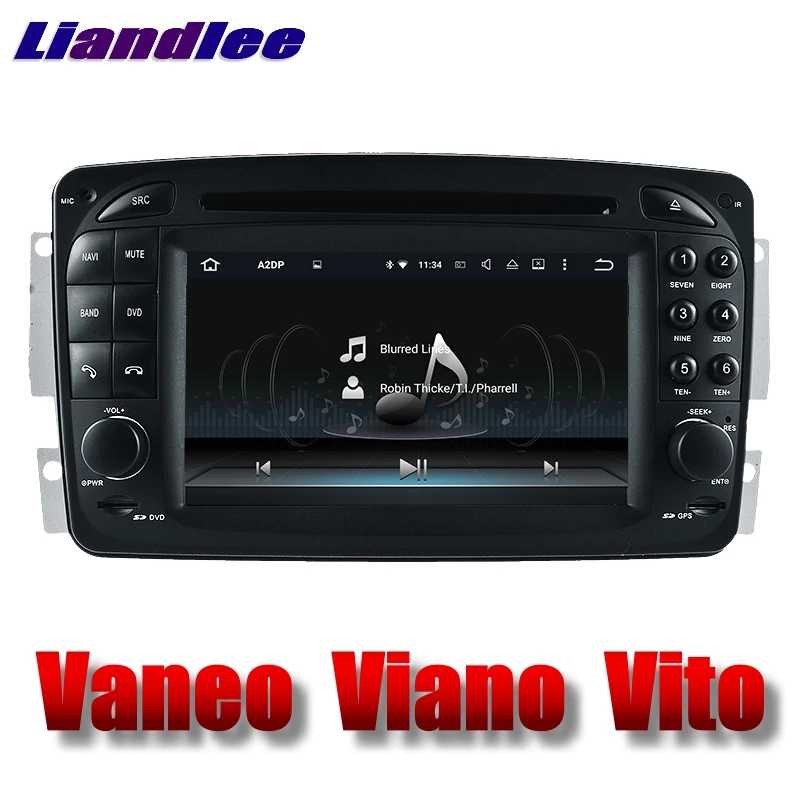 Liandlee автомобильный мультимедийный плеер NAVI для Mercedes Benz Vaneo Viano Vito 2002 ~ 2011 сенсорный