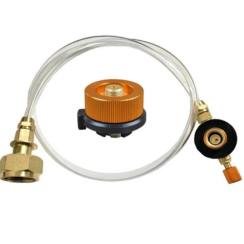 Outdoor Gas Stove Camping Propane Refill Adapter Burner Flat Cylinder Tank Coupler Bottle Save Accessories | Спорт и развлечения