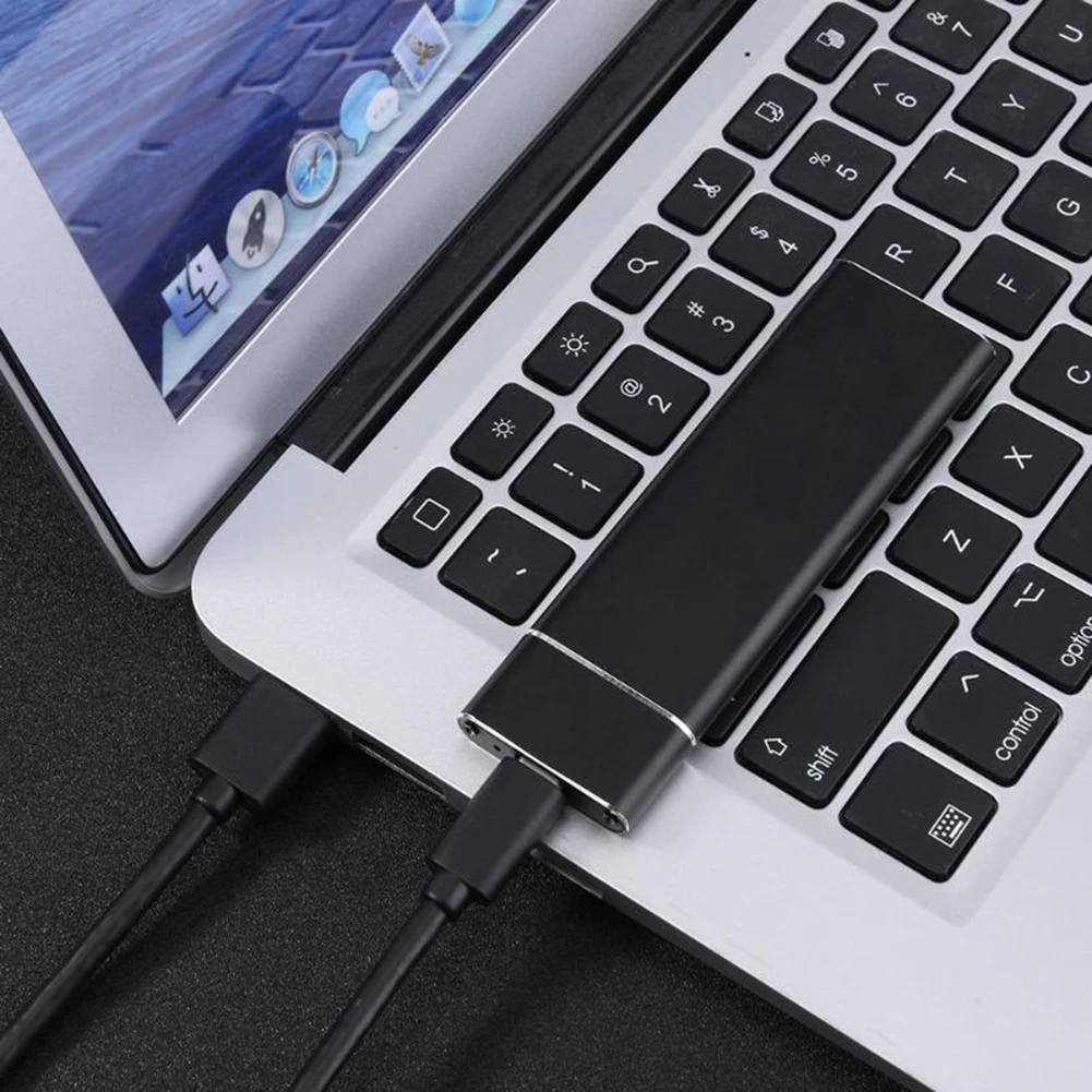 Портативный высокоскоростной чехол из алюминиевого сплава с SSD M.2 NGFF на USB 3 1 для