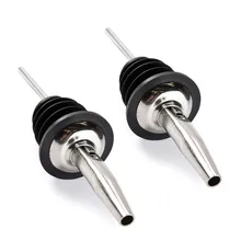 

2 Pieces Stainless Steel Classic Bottle Pourers with Tapered Spout