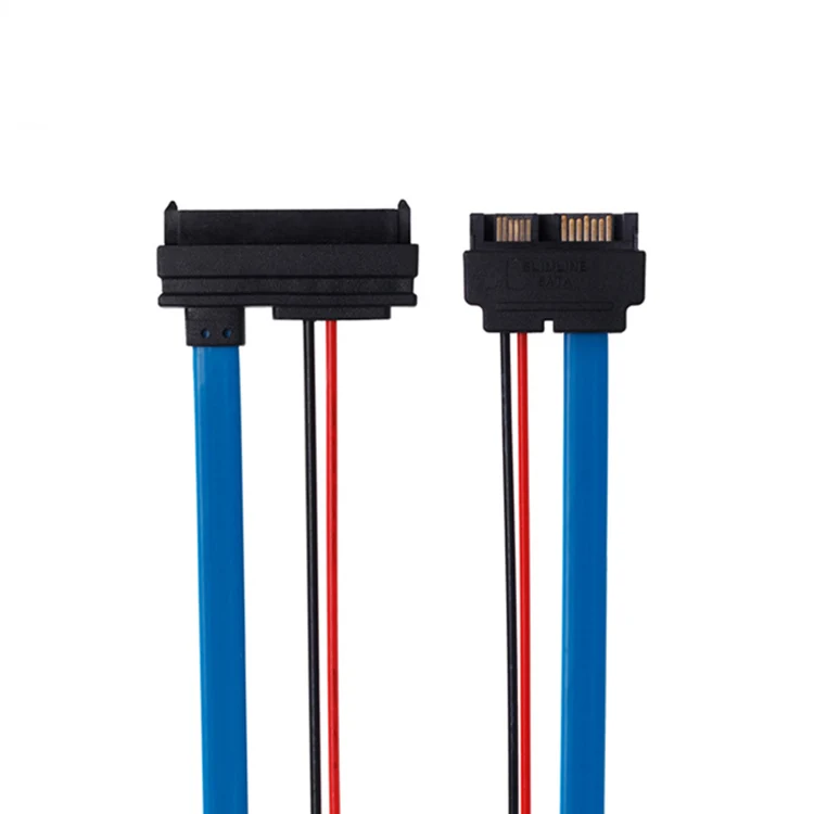 lingable sata adaptador cabo serial ata fêmea para slimline sata conector macho conterver cabos