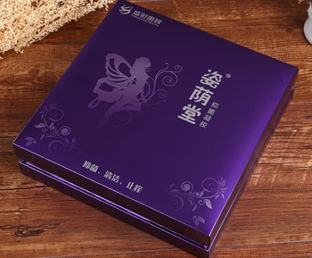 

Creative paper perfume packaging box,Matte Lamination Blue kraft paper box for cosmetic packaging ---PX11583