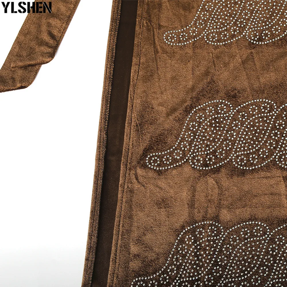 African Dresses for Women 3 Piece Set Dashiki Diamonds Tops Skirt African Clothes Bazin Broder Riche Fashion Robe Africaine Femme 17