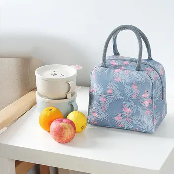 

2019 Waterproof Portable Lunch Bag Thermal Insulated Snack Carry Tote Bag Travel Picnic Food Storage Pouch